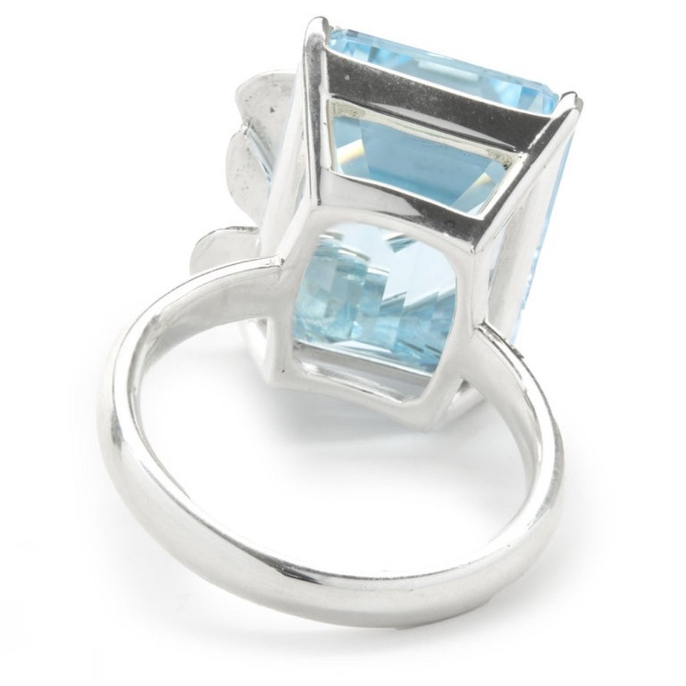 Tiffany & Co. Return to Tiffany Love Bug Butterfly Blue Topaz Ring - Picture 5 of 6